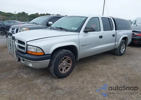 2002 Dodge Dakota Sport from USA, damaged, VIN 1B7HL38X92S719266